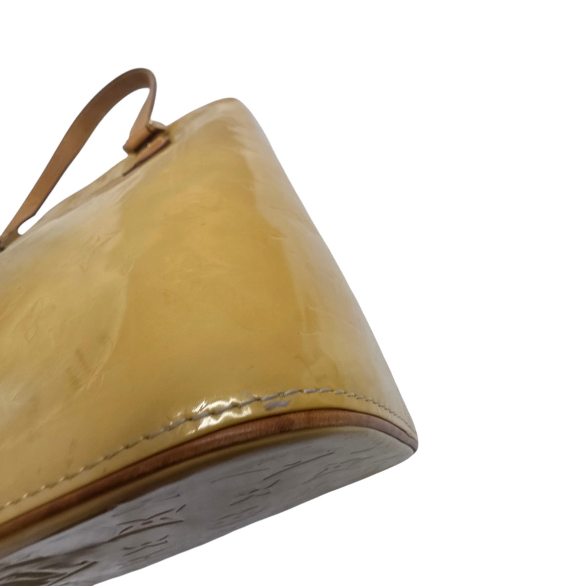Louis Vuitton Yellow Houston Monogram Vernis Leather Tote Bag