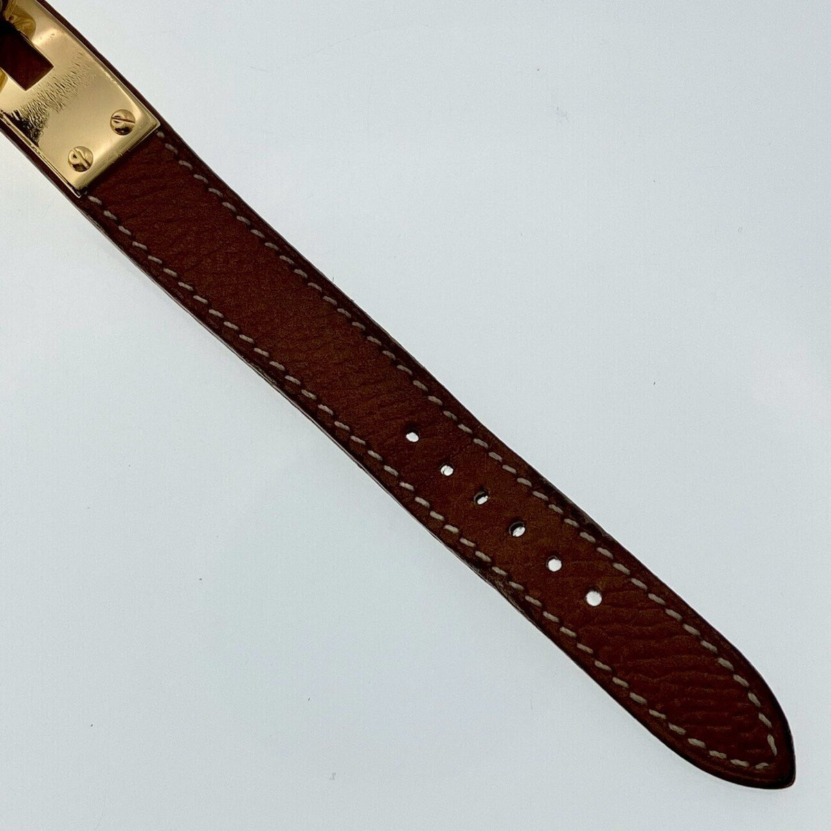 Hermès Kelly Quartz Watch White Dial Stainless Steel 20mm