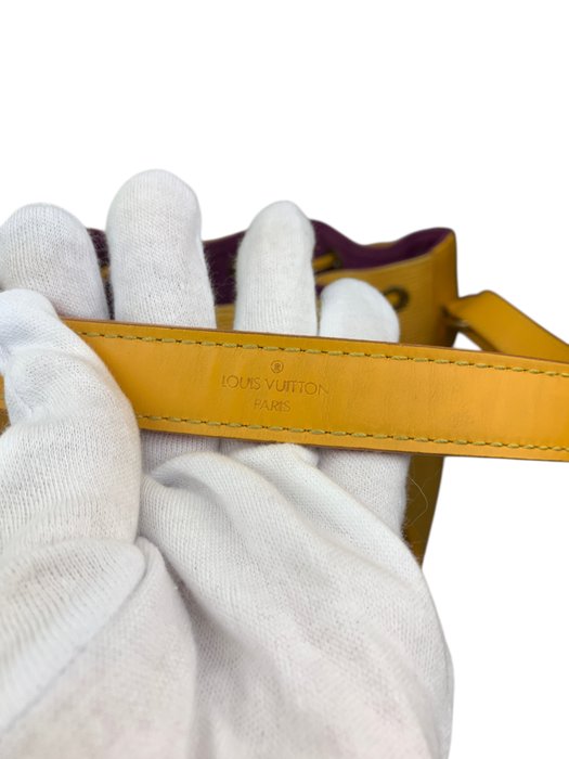 Louis Vuitton Petit Noé Yellow Epi Leather Shoulder Bag