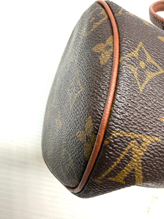 Louis Vuitton Papillon 25 Monogram Canvas Barrel Bag Brown