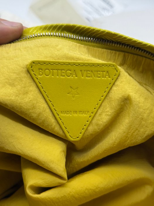 Bottega Veneta Yellow Canvas & Leather Waist Bag – Dustbag & Tags