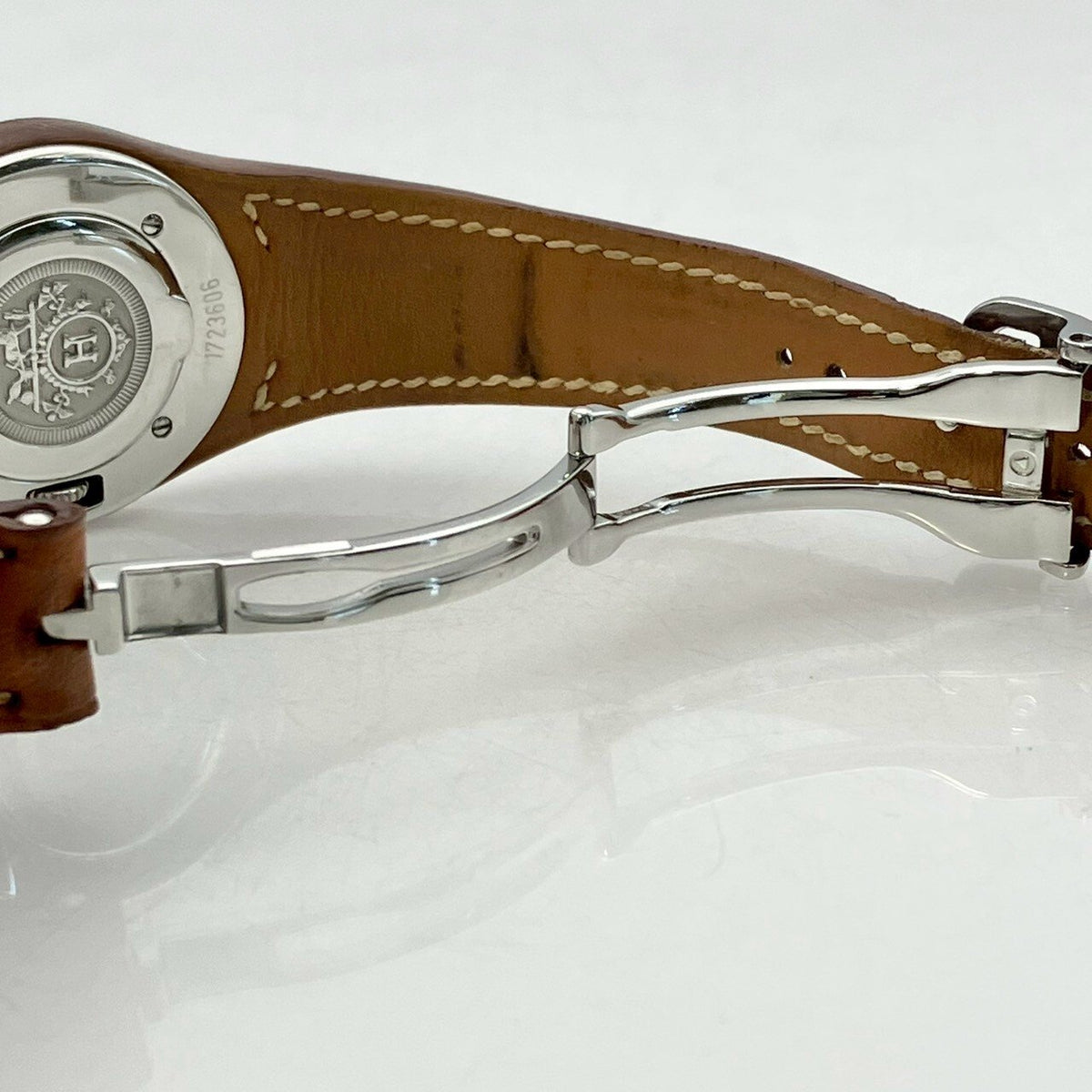 Hermès Harnais  Quartz Watch – White Dial, Stainless Steel, 31mm