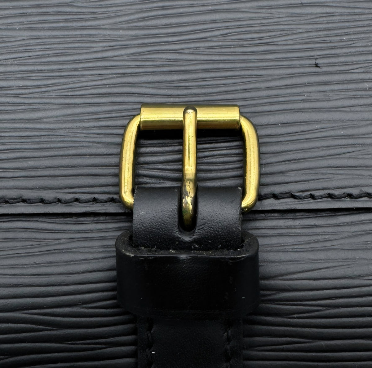 Louis Vuitton Monceau Black Epi Leather Crossbody Bag | 2 Way Top Handle