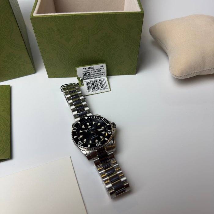 Gucci Dive Automatic Men’s Watch – Black Dial, 40mm