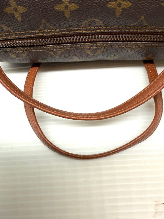 Louis Vuitton Papillon 25 Monogram Canvas Barrel Bag Brown