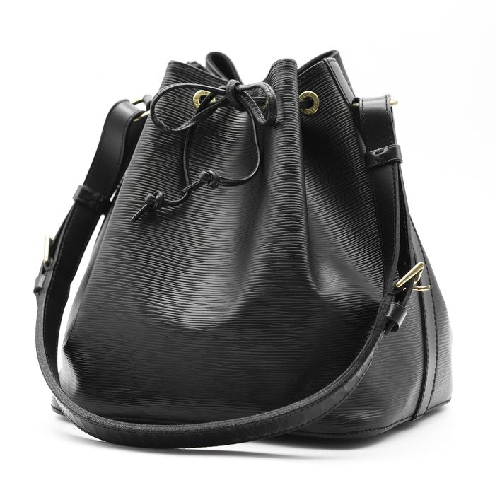 Louis Vuitton Petit Noé Black Epi Leather Shoulder Bag