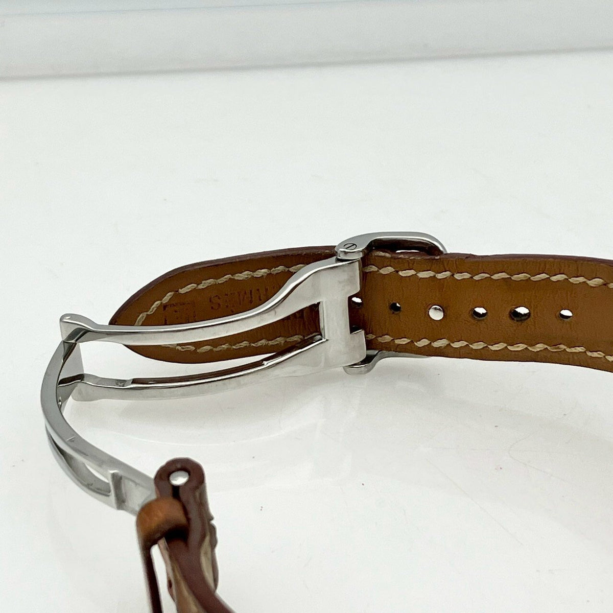 Hermès Harnais  Quartz Watch – White Dial, Stainless Steel, 31mm