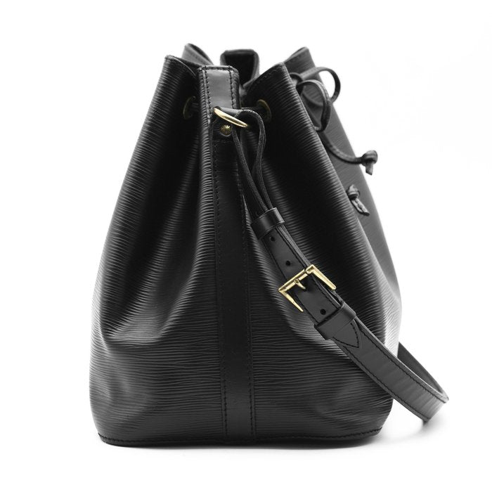 Louis Vuitton Petit Noé Black Epi Leather Shoulder Bag