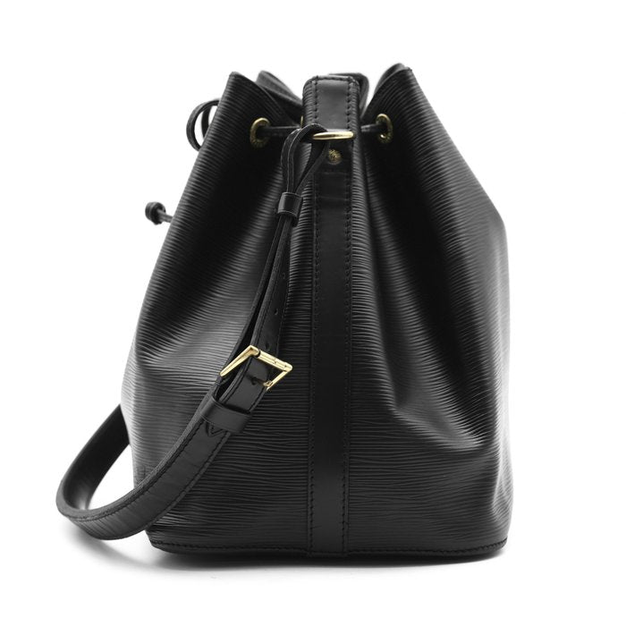 Louis Vuitton Petit Noé Black Epi Leather Shoulder Bag