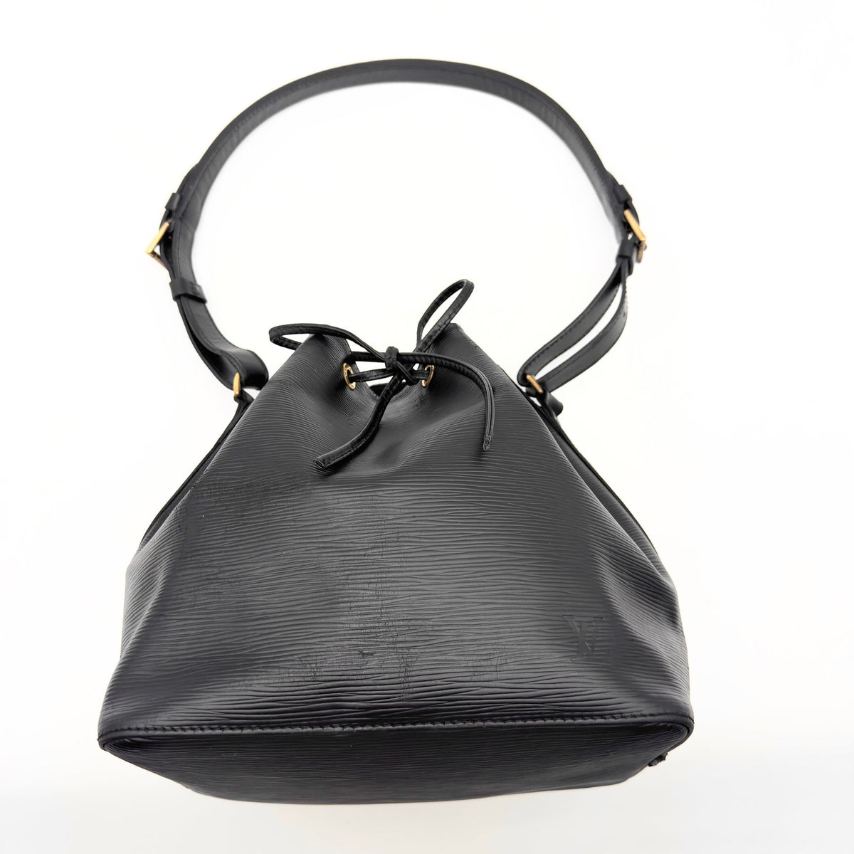 Louis Vuitton Petit Noé Black Epi Leather Shoulder Bag