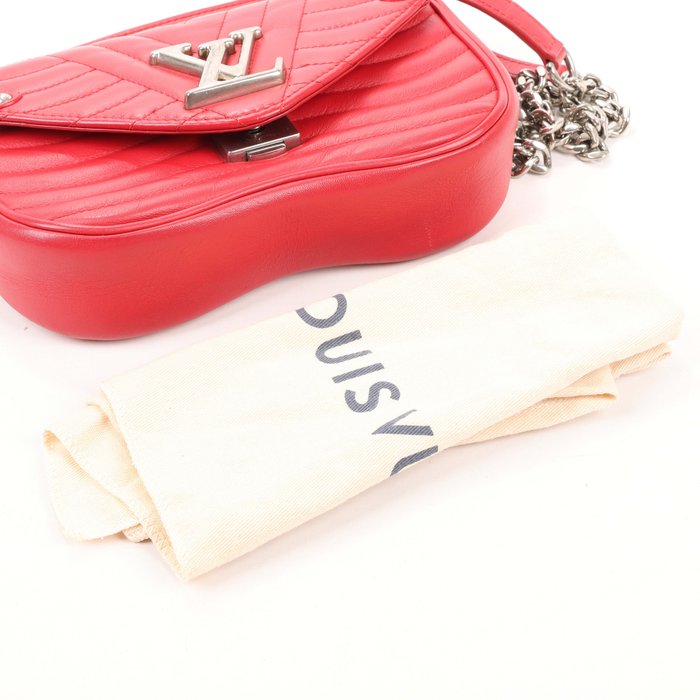 Louis Vuitton New Wave Chain MM 2Way Shoulder Bag – Red Leather