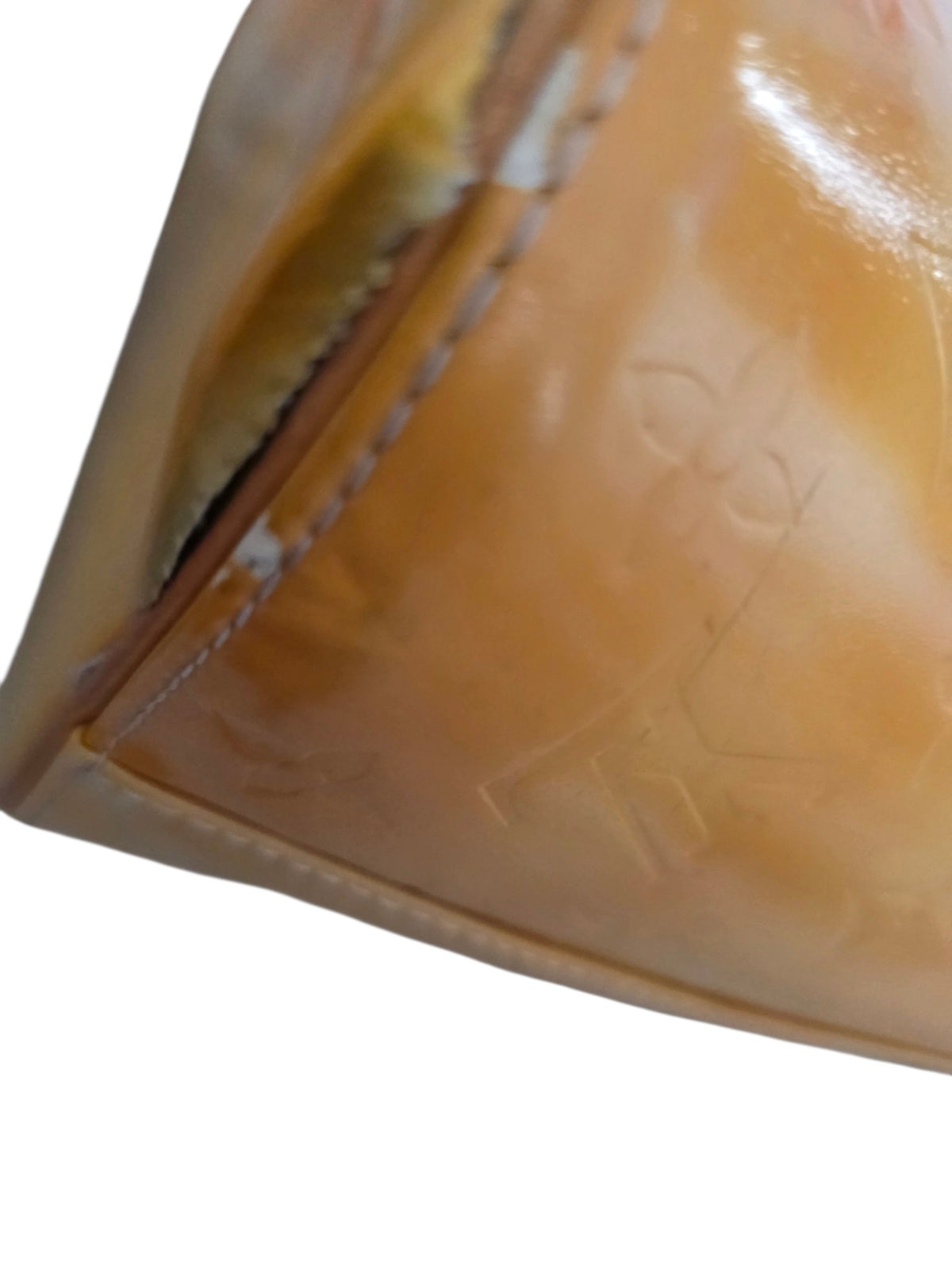 Louis Vuitton Yellow Houston Monogram Vernis Leather Tote Bag
