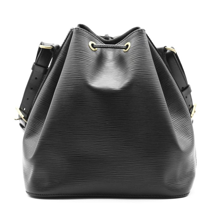 Louis Vuitton Petit Noé Black Epi Leather Shoulder Bag
