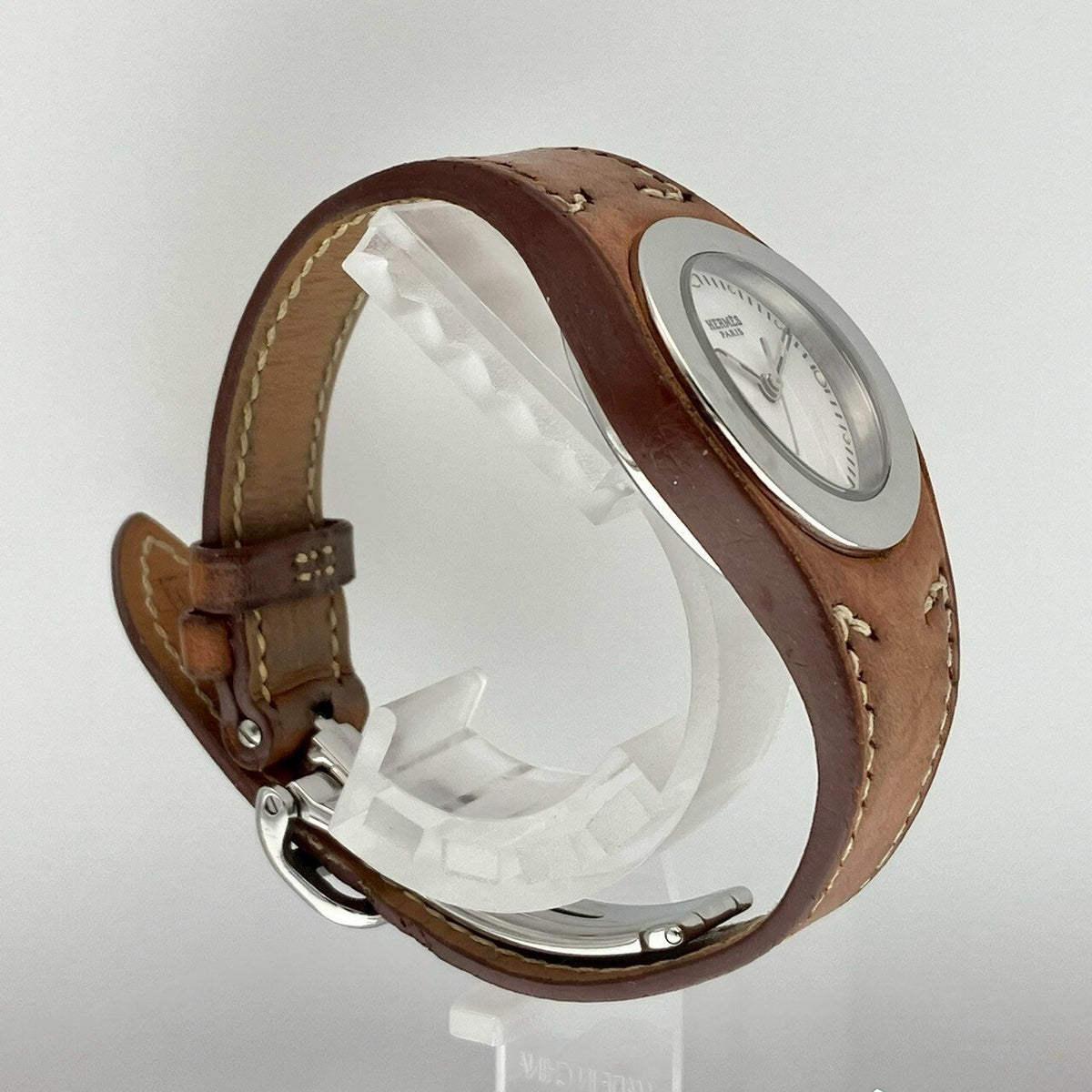 Hermès Harnais  Quartz Watch – White Dial, Stainless Steel, 31mm