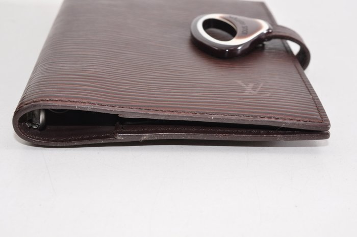 Louis Vuitton Brown Leather Agenda Cover