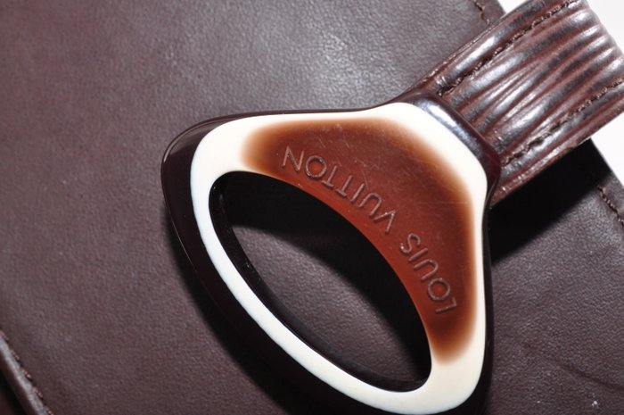 Louis Vuitton Brown Leather Agenda Cover