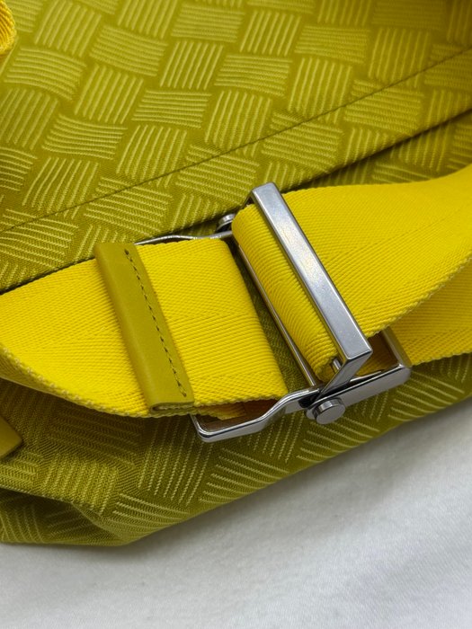 Bottega Veneta Yellow Canvas & Leather Waist Bag – Dustbag & Tags