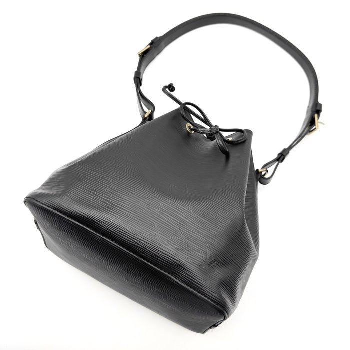 Louis Vuitton Petit Noé Black Epi Leather Shoulder Bag