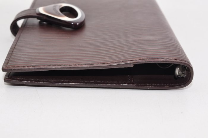 Louis Vuitton Brown Leather Agenda Cover