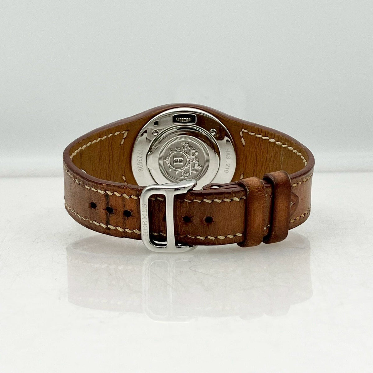 Hermès Harnais  Quartz Watch – White Dial, Stainless Steel, 31mm
