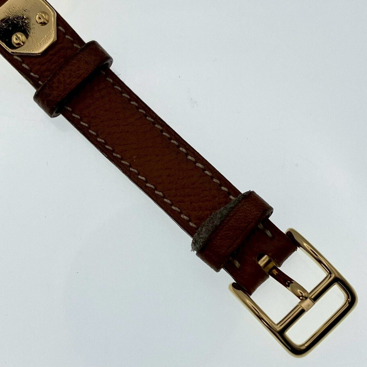 Hermès Kelly Quartz Watch White Dial Stainless Steel 20mm