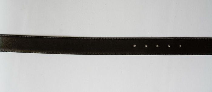 Céline Triomphe Buckle Leather Belt