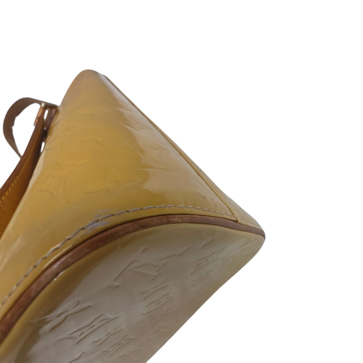 Louis Vuitton Yellow Houston Monogram Vernis Leather Tote Bag