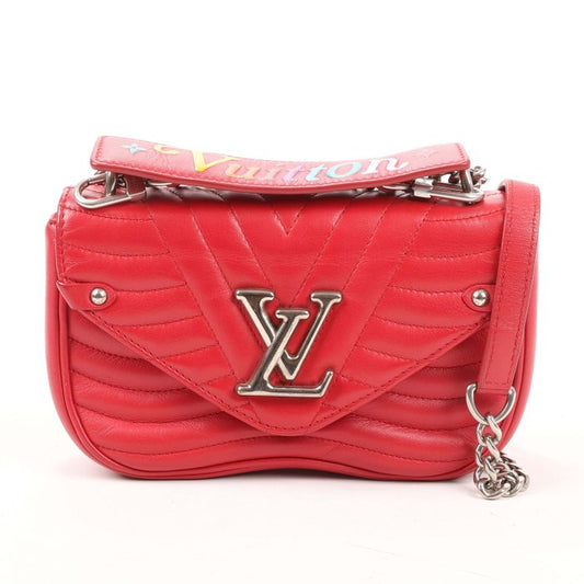 Louis Vuitton New Wave Chain MM 2Way Shoulder Bag – Red Leather