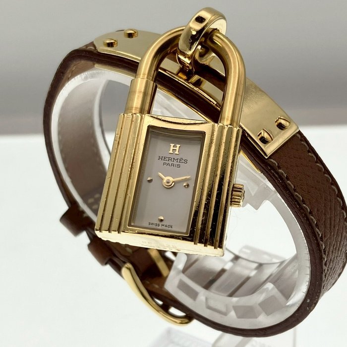 Hermès Kelly Quartz Watch White Dial Stainless Steel 20mm