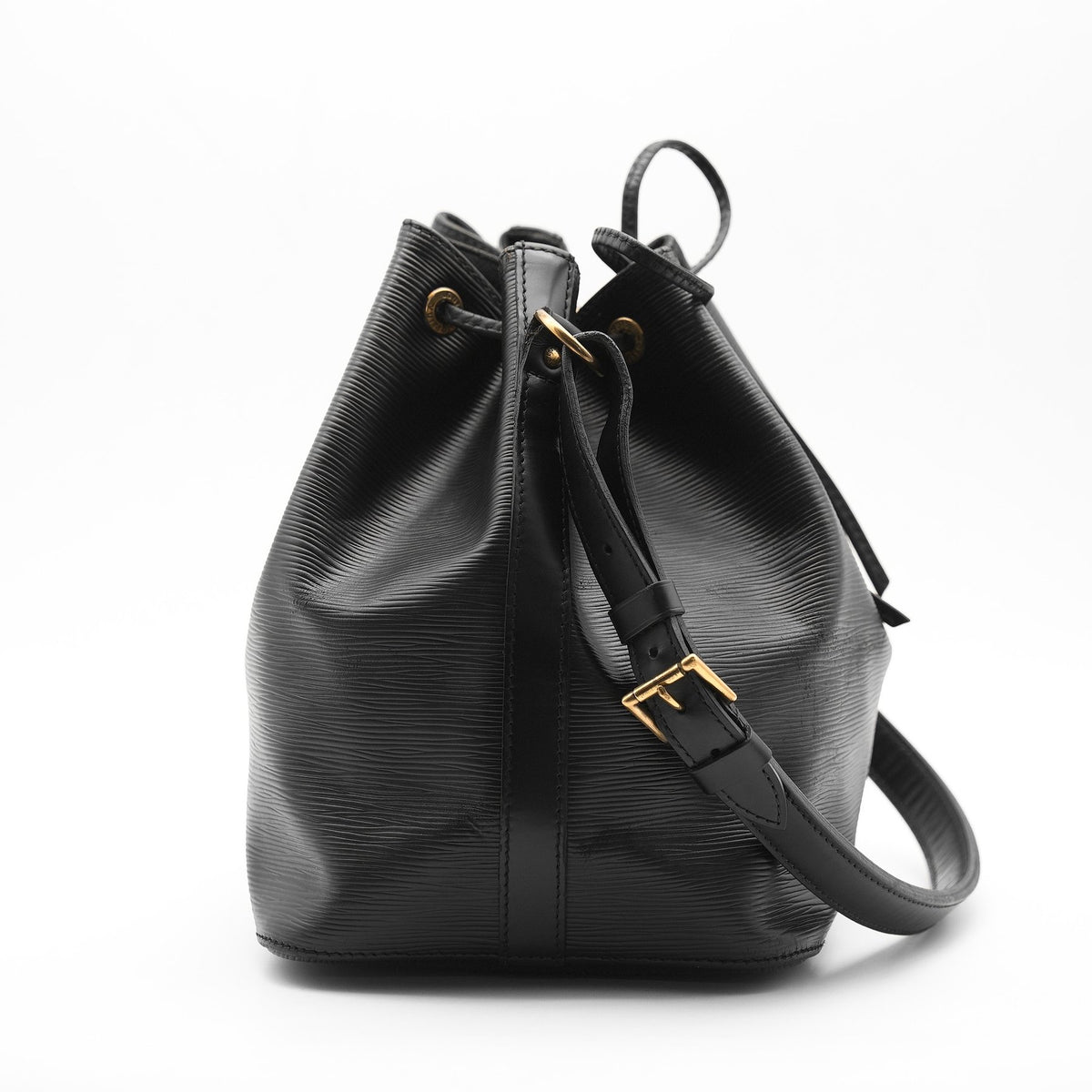 Louis Vuitton Petit Noé Black Epi Leather Shoulder Bag