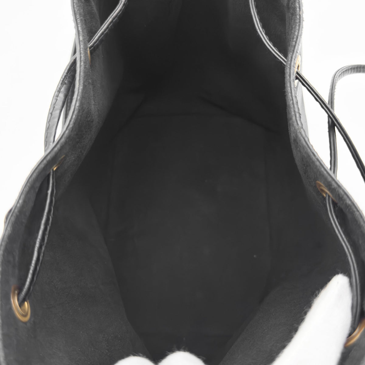 Louis Vuitton Petit Noé Black Epi Leather Shoulder Bag