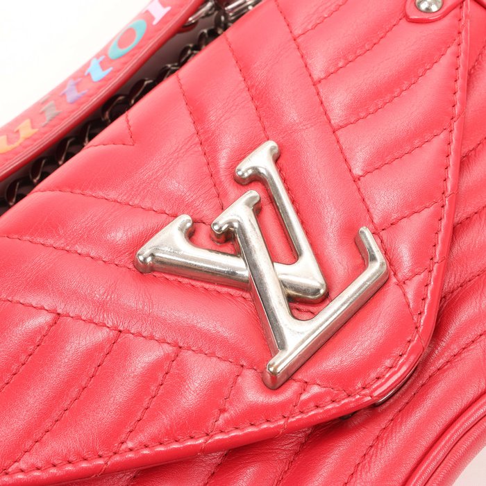Louis Vuitton New Wave Chain MM 2Way Shoulder Bag – Red Leather