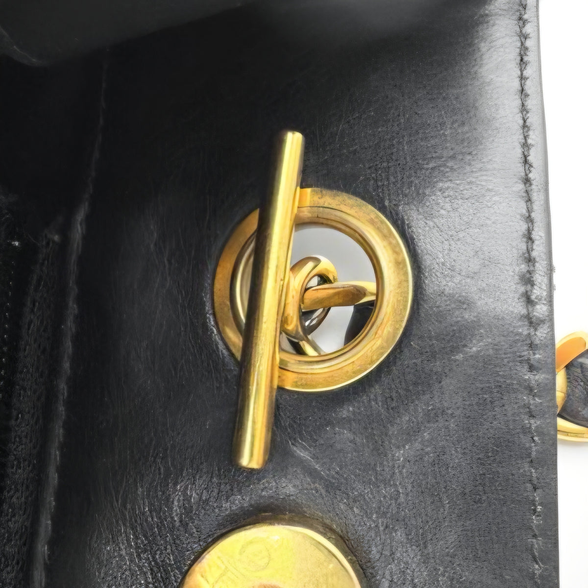 Chanel Matelassé Chain Tote Bag – Black Lambskin, Pearl Crush