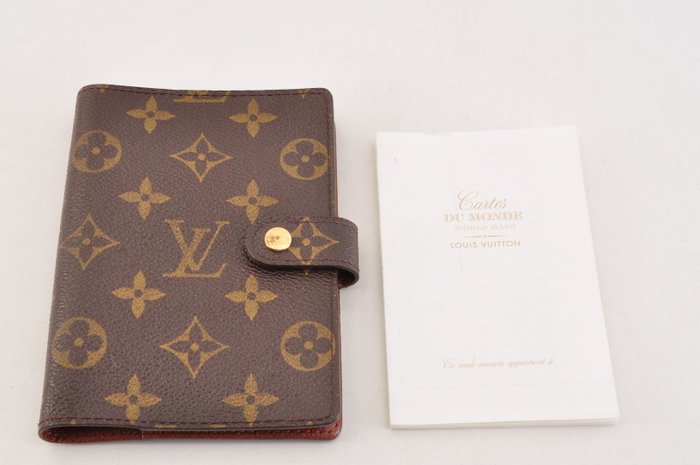 Louis Vuitton Brown Monogram Coated Canvas Agenda Diary Cover