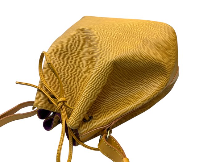 Louis Vuitton Petit Noé Yellow Epi Leather Shoulder Bag