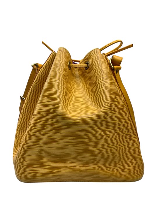 Louis Vuitton Petit Noé Yellow Epi Leather Shoulder Bag