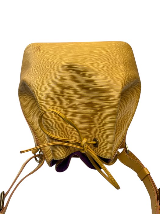 Louis Vuitton Petit Noé Yellow Epi Leather Shoulder Bag
