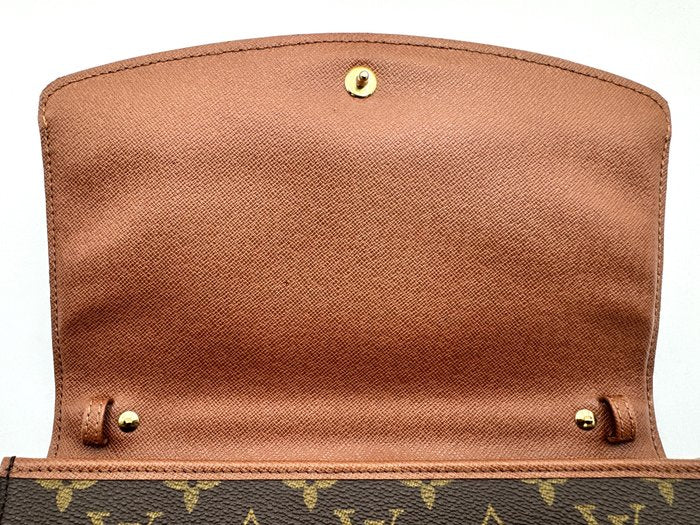 Louis Vuitton Bordeaux Monogram Shoulder Bag & Clutch – Vintage, Brown