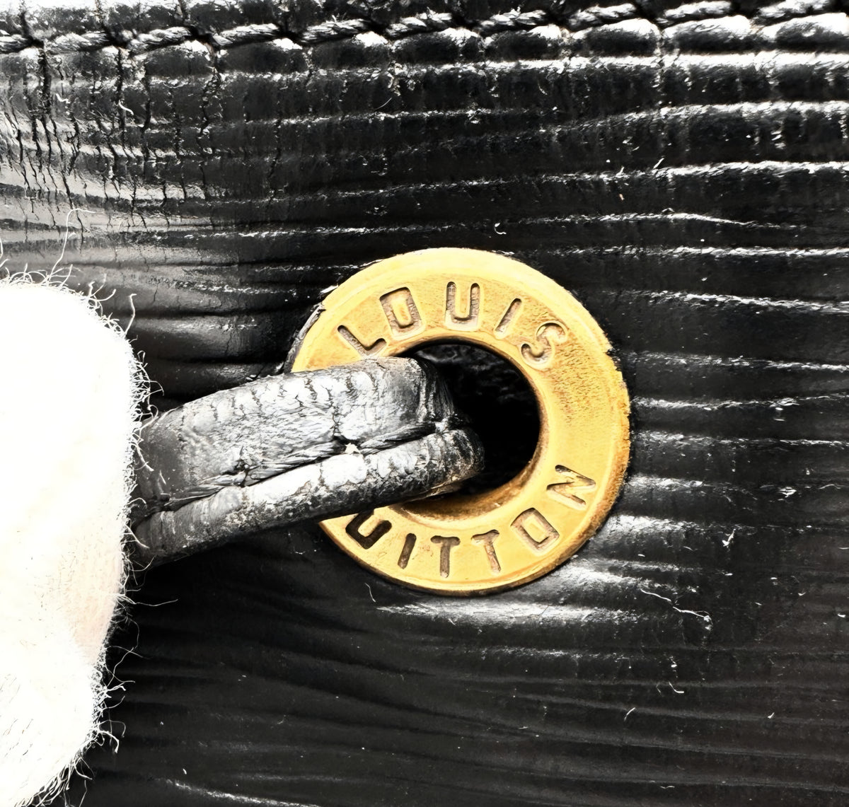 Louis Vuitton Petit Noé Black Epi Leather Shoulder Bag