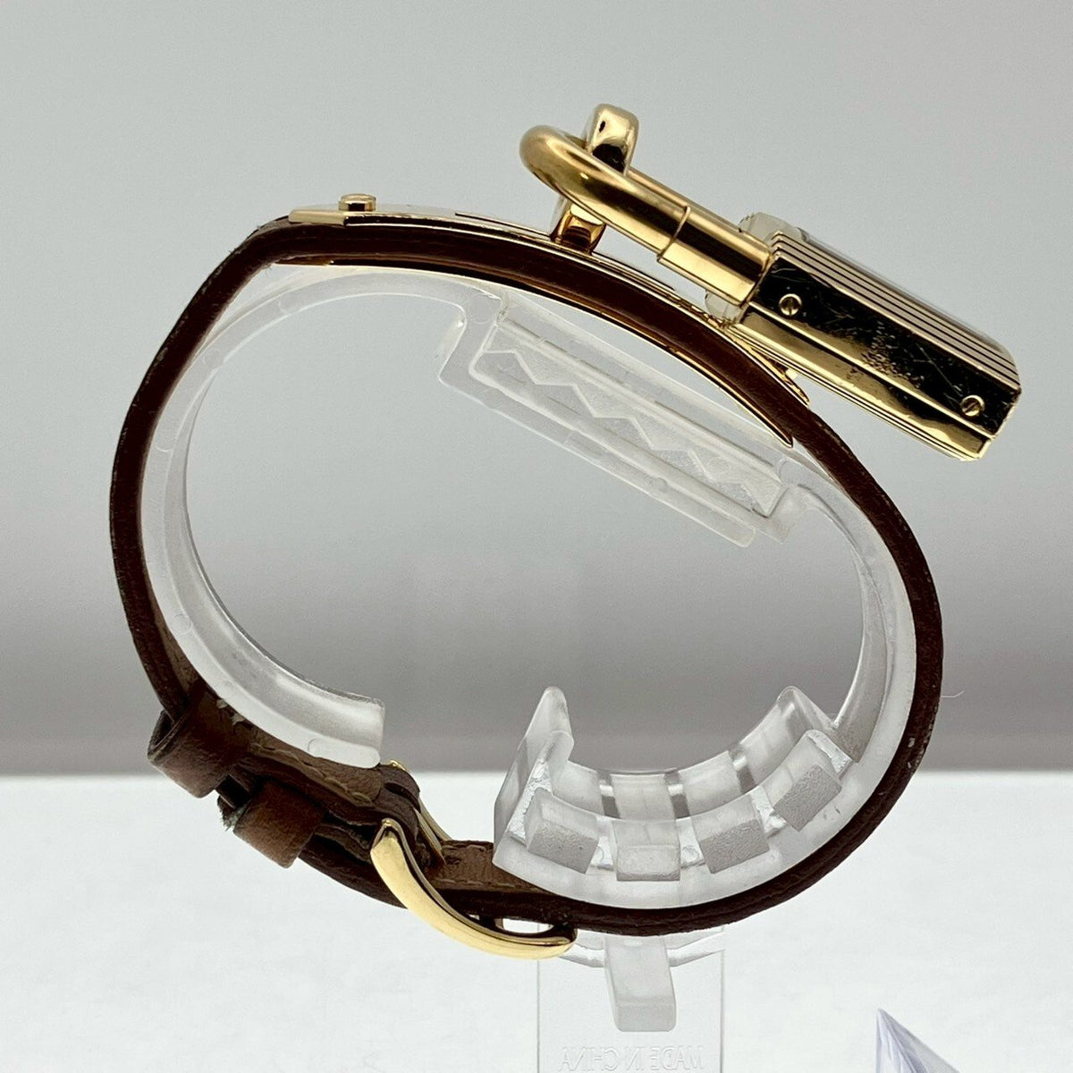 Hermès Kelly Quartz Watch White Dial Stainless Steel 20mm