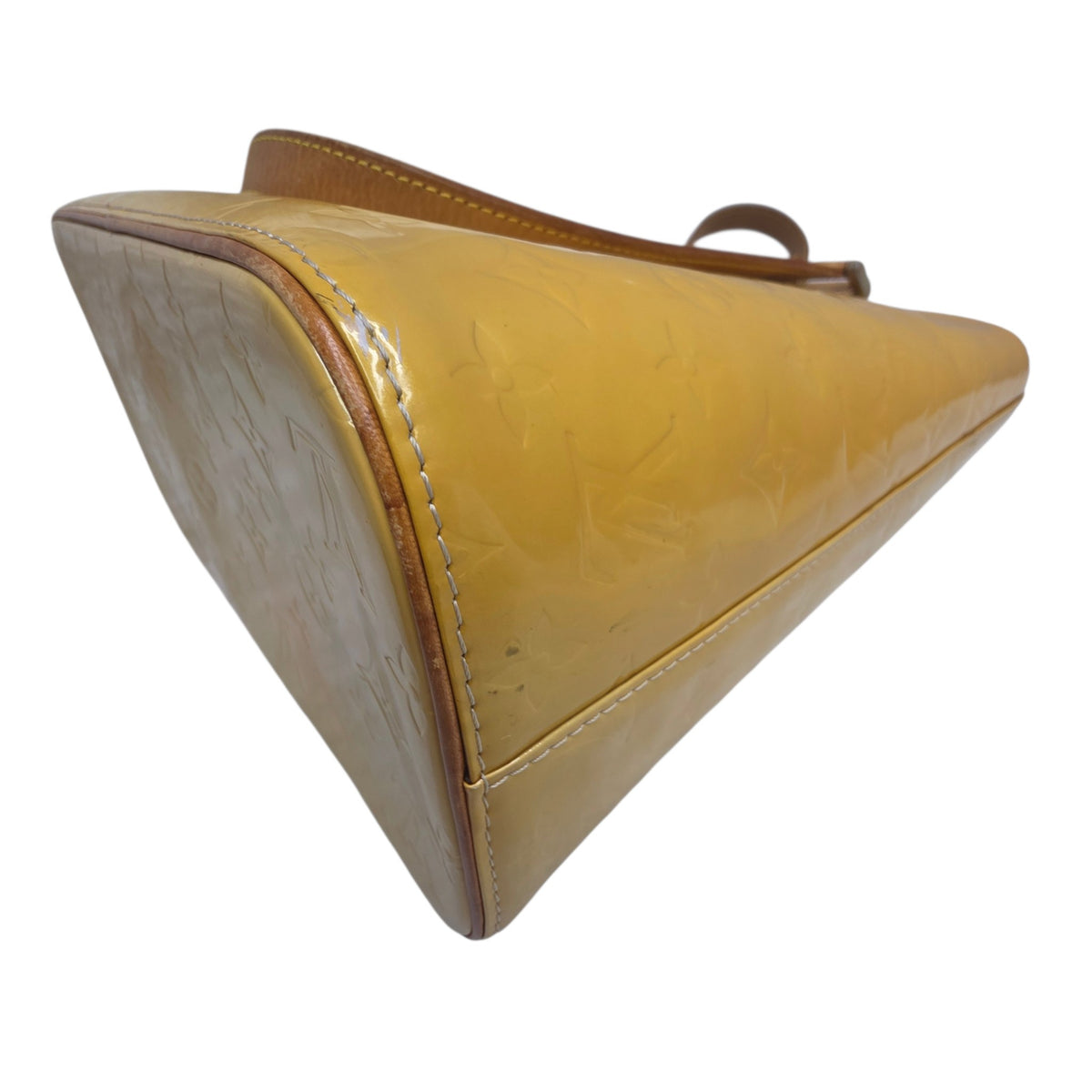 Louis Vuitton Yellow Houston Monogram Vernis Leather Tote Bag