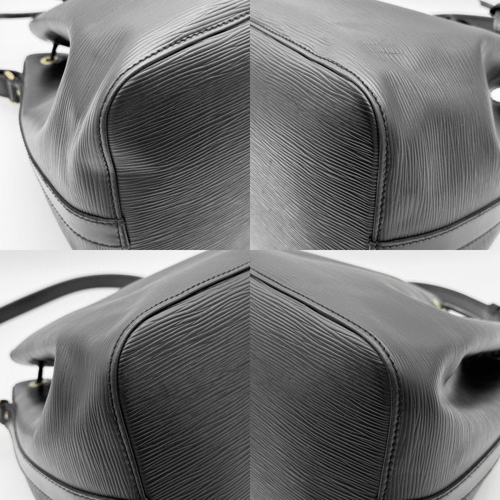 Louis Vuitton Petit Noé Black Epi Leather Shoulder Bag