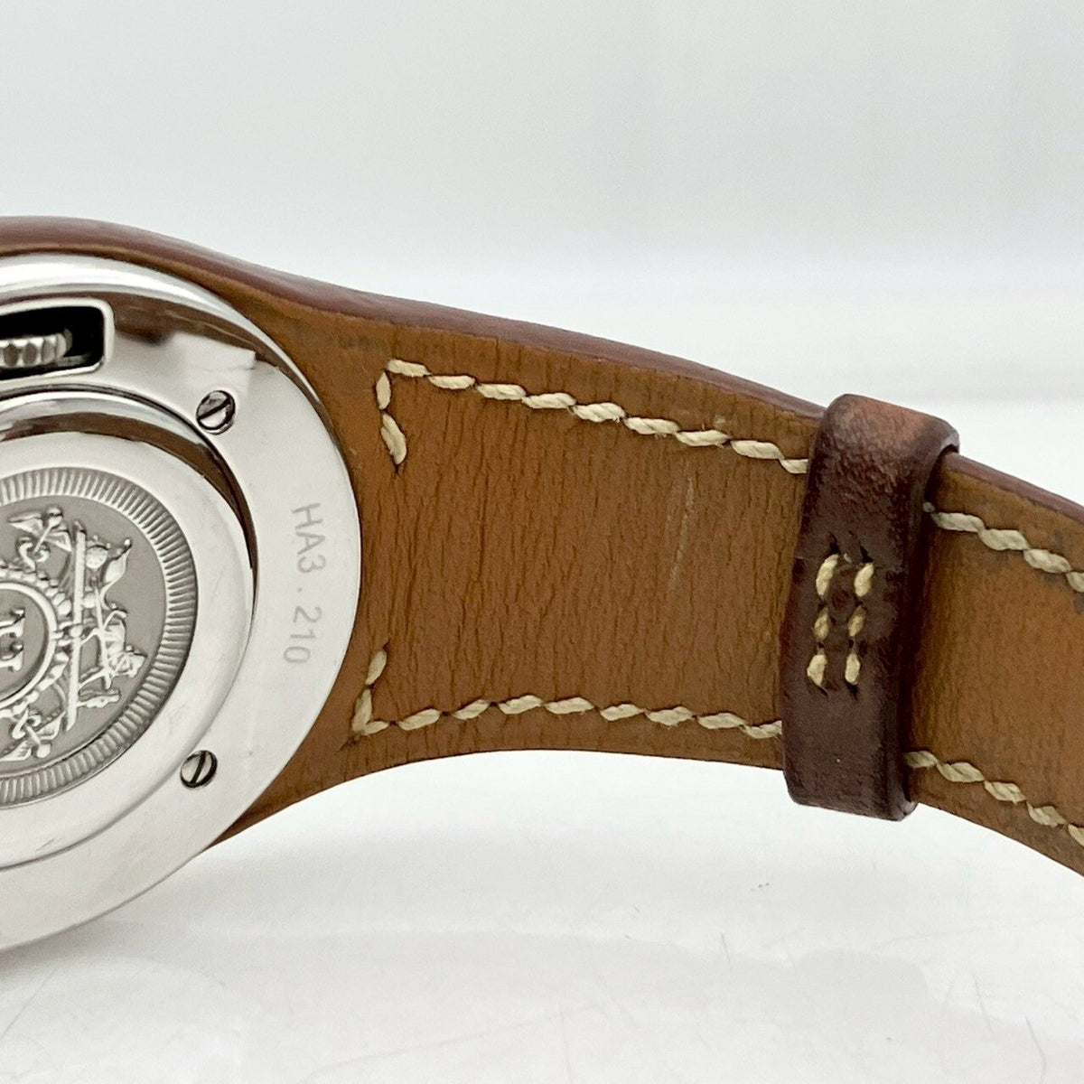 Hermès Harnais  Quartz Watch – White Dial, Stainless Steel, 31mm