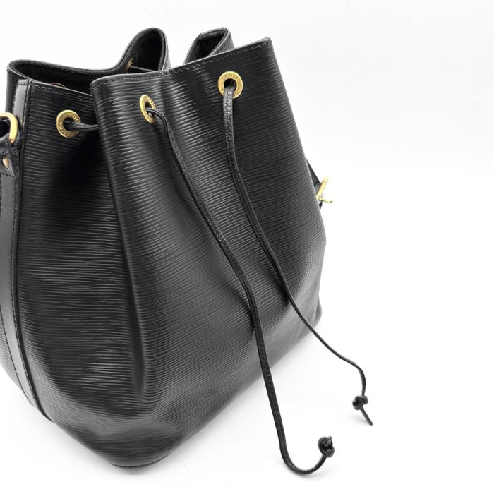 Louis Vuitton Petit Noé Black Epi Leather Shoulder Bag
