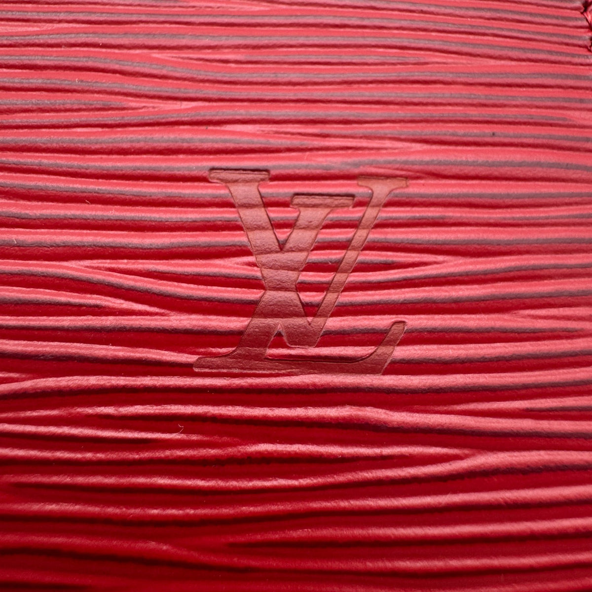 Louis Vuitton Castilian Red Epi Leather Pochette Accessoire