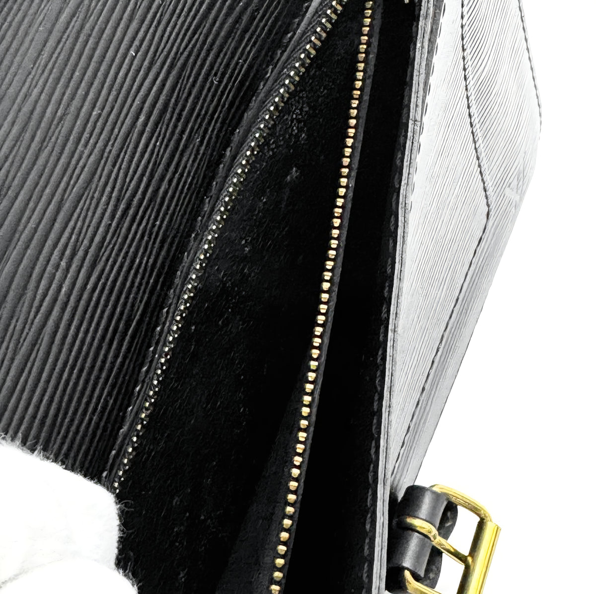Louis Vuitton Monceau Black Epi Leather Crossbody Bag | 2 Way Top Handle