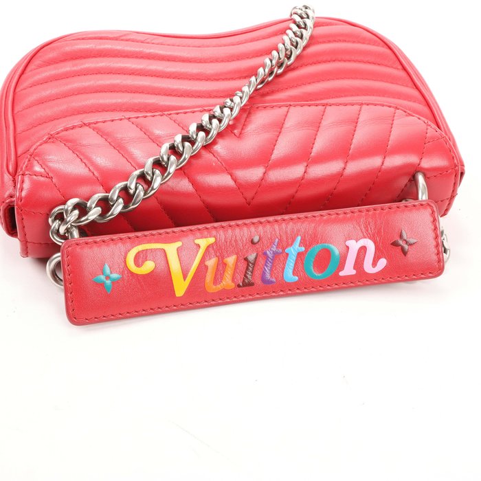 Louis Vuitton New Wave Chain MM 2Way Shoulder Bag – Red Leather