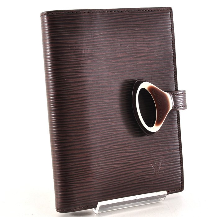 Louis Vuitton Brown Leather Agenda Cover