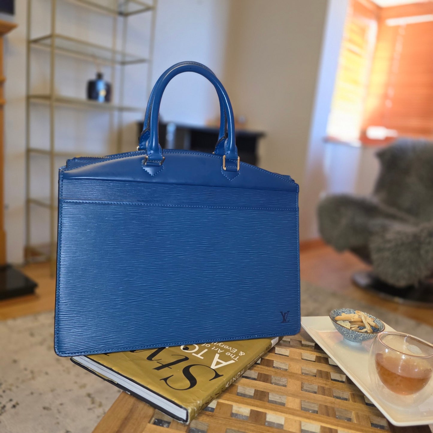 Louis Vuitton Riviera 35cm Epi Toledo Blue