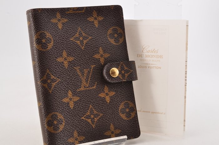 Louis Vuitton Brown Monogram Coated Canvas Agenda Diary Cover